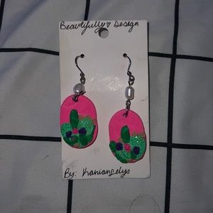 Cactus earings